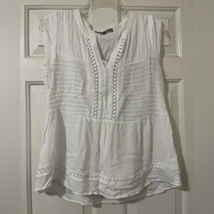 Short sleeve white blouse